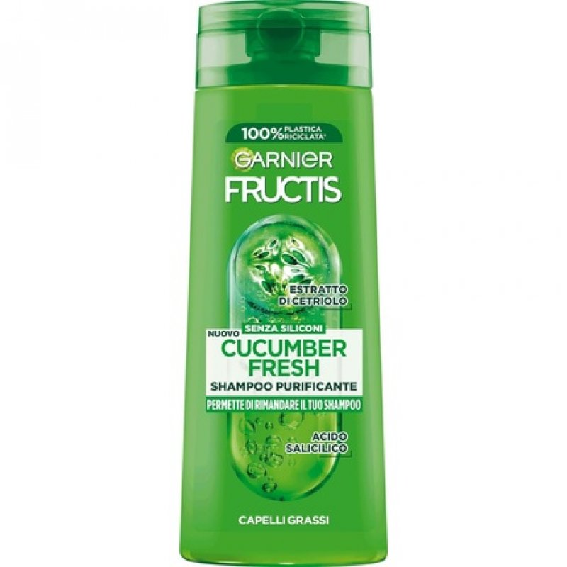 Garnier Fructis Cucumber Fresh Fortifying Shampoo 250ml 8.45 oz