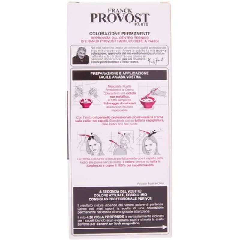 Franck Provost N 4.26 Permanent Professional Hair Dye Coloring Deep Purple