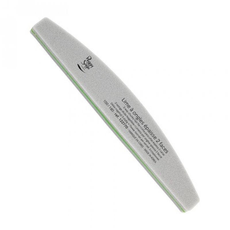 2-Sided Thick Half-Moon Nail File 100/180