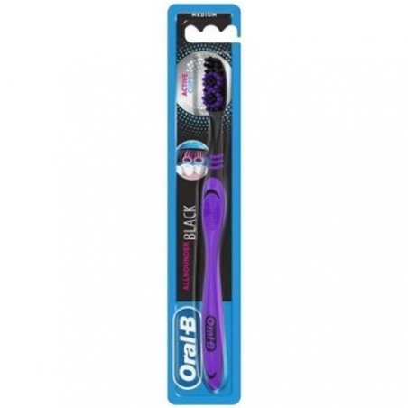 Oral B AA Clean Black 40 Medium Black Toothbrush 1 Count