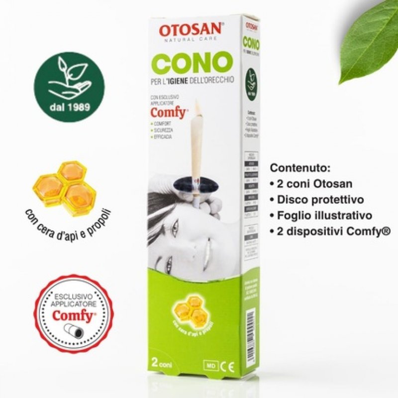 Otosan Cone IG Ear Cleaner with Propolis - Pack of 2