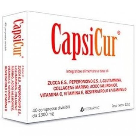 Interfarmac Capsicur Gluten-Free Dietary Supplement 40 Tablets