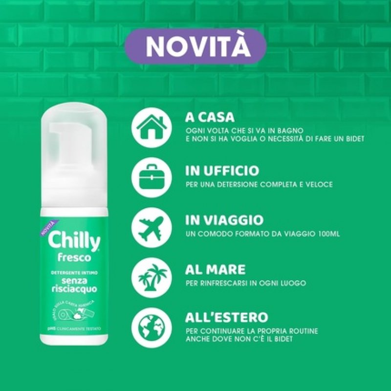 Chilly Intimate Cleanser without Gentle Rinsing 100ml