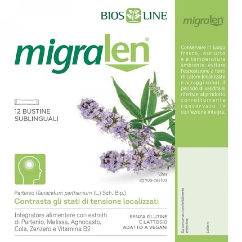 Migralen Natural Remedy for Headaches 12 Sachets