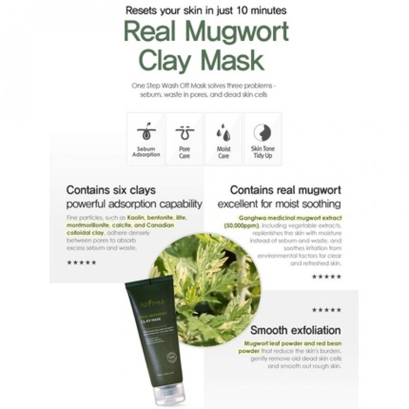 Real Mugwort Calming Clay Mask