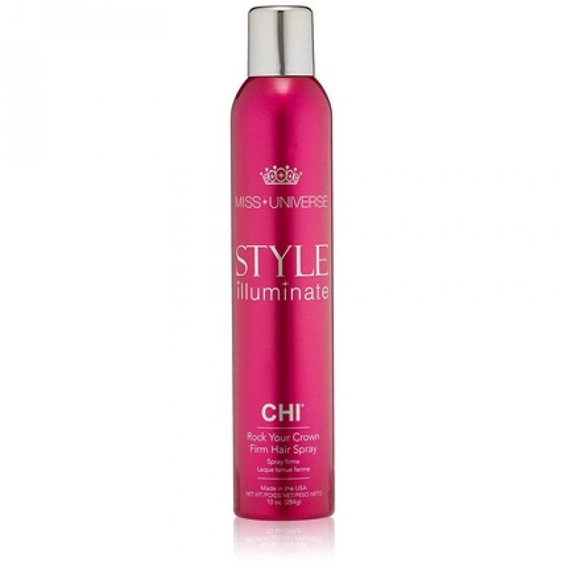 Chi Miss Universe Style Illuminate Rock Your Crown Firm Hair Spray 10oz