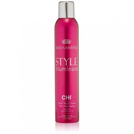 Chi Miss Universe Style Illuminate Rock Your Crown Firm Hair Spray 10oz
