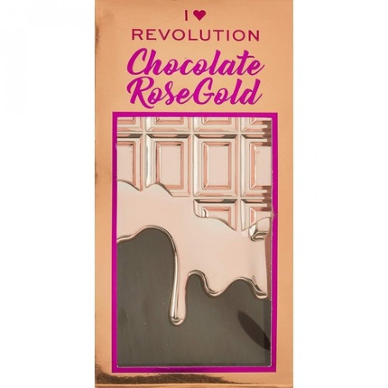 I Heart Revolution Eye Shadow Palette I Heart Chocolate Rose Gold Mixed 1 count