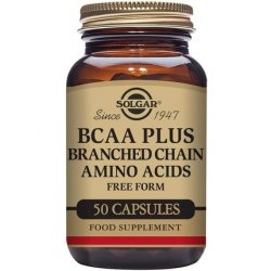 Solgar BCAA Plus Vegetable Capsules 50 Count