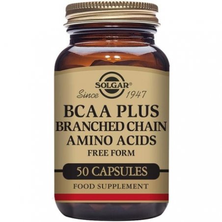 Solgar BCAA Plus Vegetable Capsules 50 Count
