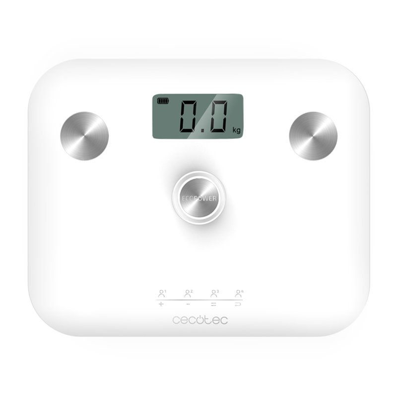 Cecotec 04252 personal scale Square White Electronic personal scale