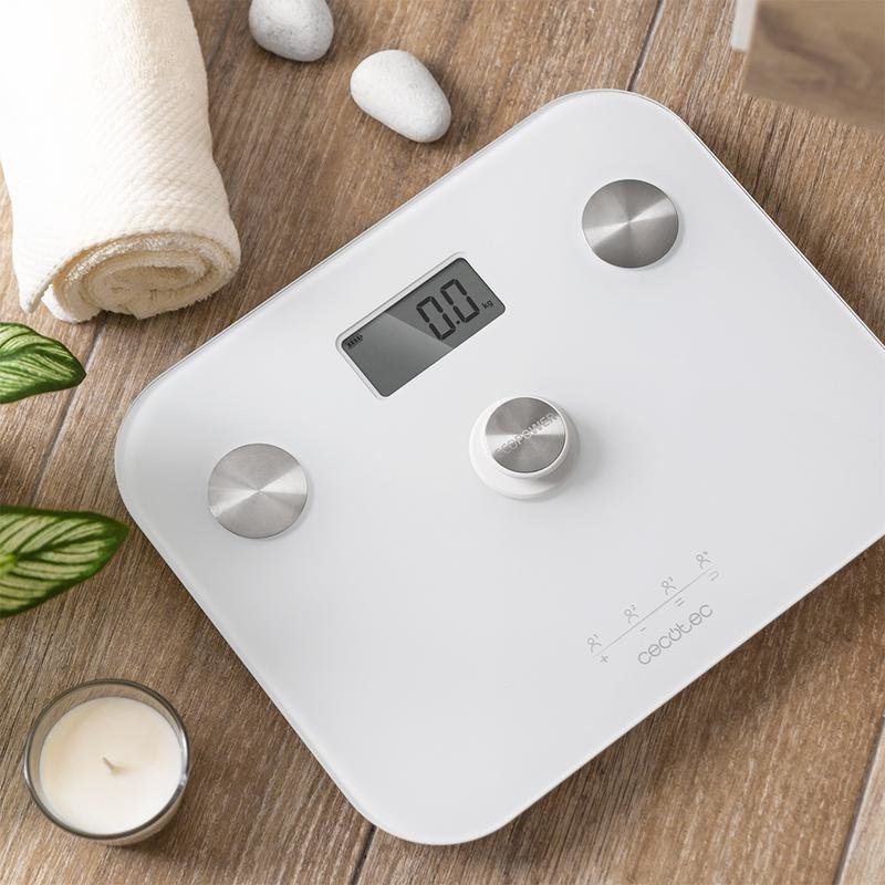 Cecotec 04252 personal scale Square White Electronic personal scale