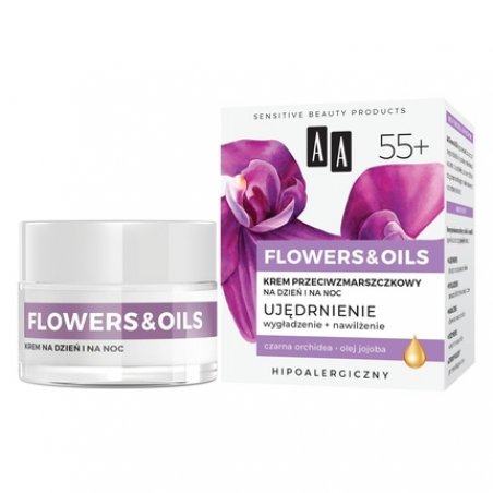 AA Flowers & Oils 55 Firming Anti-Wrinkle Day and Night 50ml