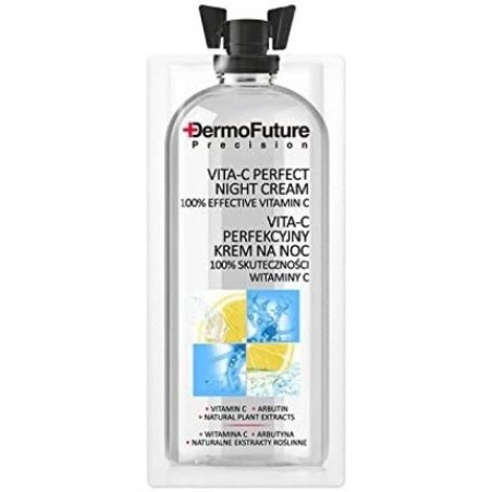 DERMOFUTURE Anti-Wrinkle Lightening Night Cream with Vitamin C 12ml