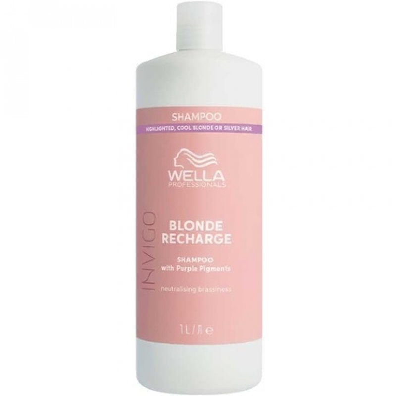 Wella Invigo Blonde Recharge Cool Neutralizing Shampoo 1000ml