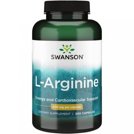 Swanson Amino Acid L-Arginine 500mg 200 Capsules