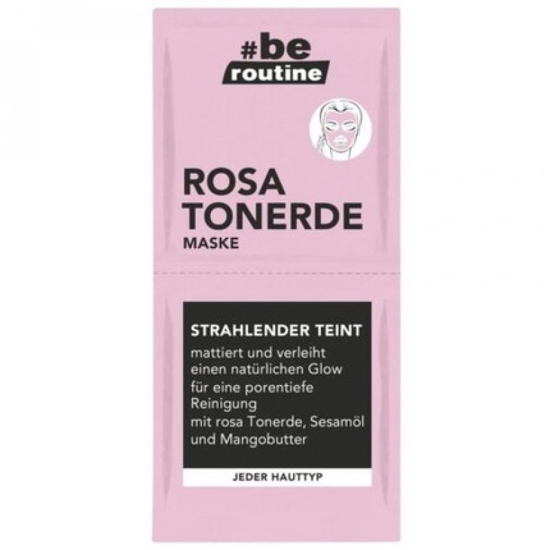 Be Routine Face Mask Cleansing Clay Skincare Pore Mask Bath 2x8ml