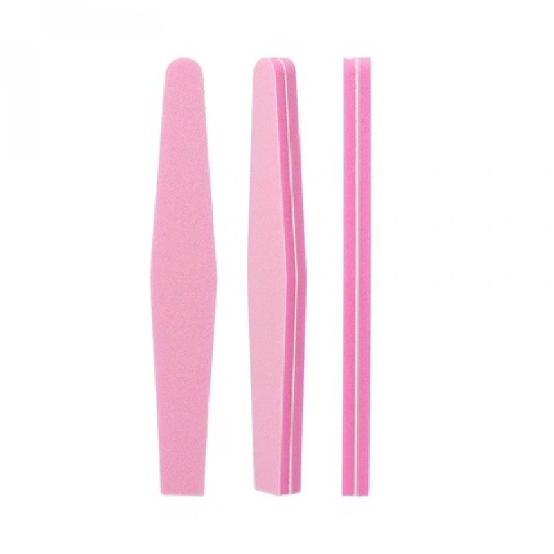 T4B MIMO 2-Sided Trapezoidal Nail File 100/180 Pink
