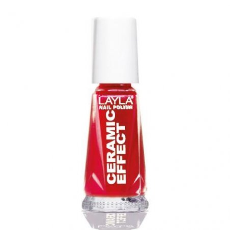 Layla Cosmetics Smalto Layla Ceramic Effect vernis à ongles 10 ml Rouge Gloss