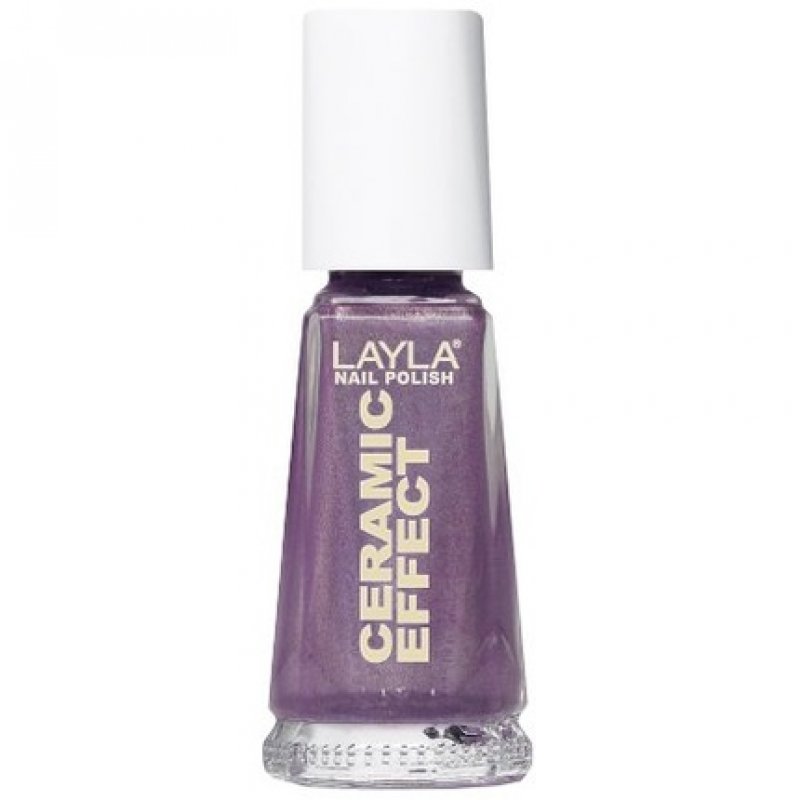 Layla Cosmetics Ceramic Effect Nail Polish Lilac Rules 10ml