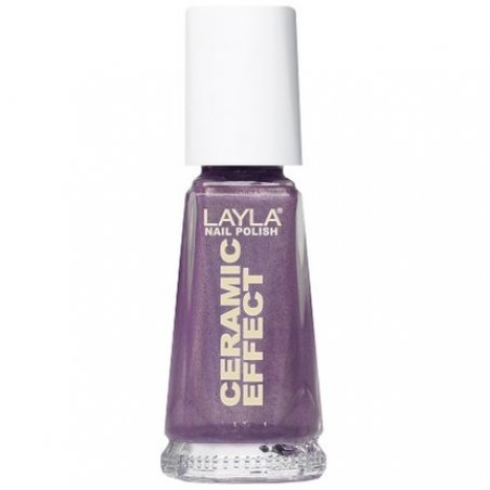 Layla Cosmetics Ceramic Effect Nail Polish Lilac Rules 10ml
