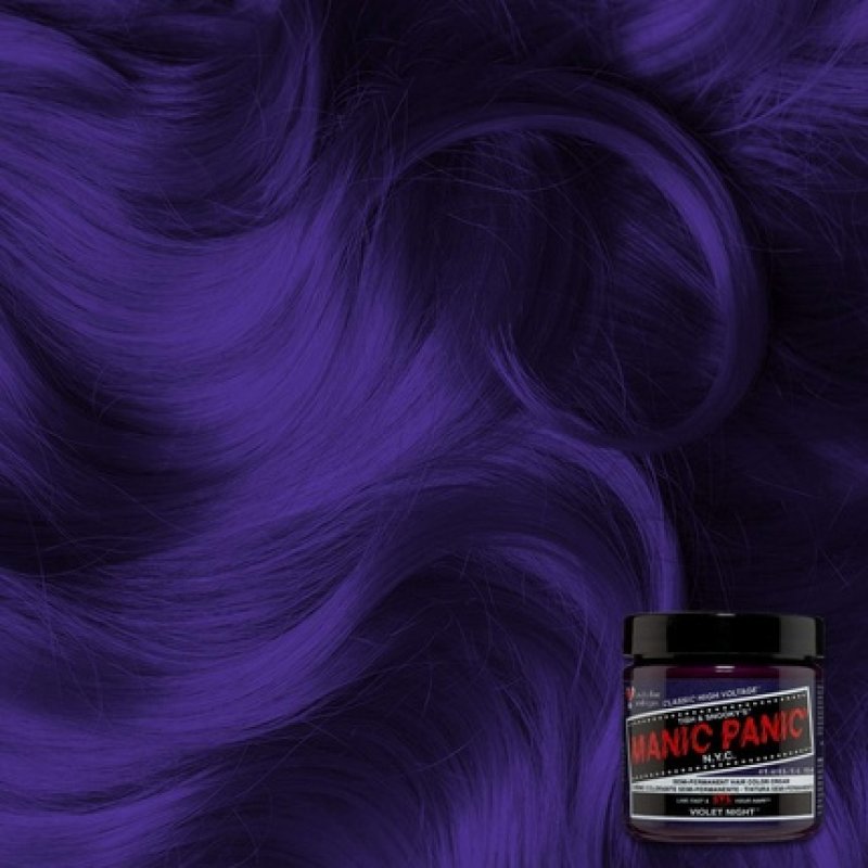 Manic Panic Cream Formula Semi-Permanent Hair Color Violet Night 118ml