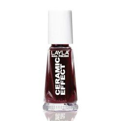 Layla Cosmetics Smalto Layla Ceramic Effect vernis à ongles 10 ml Rouge Gloss