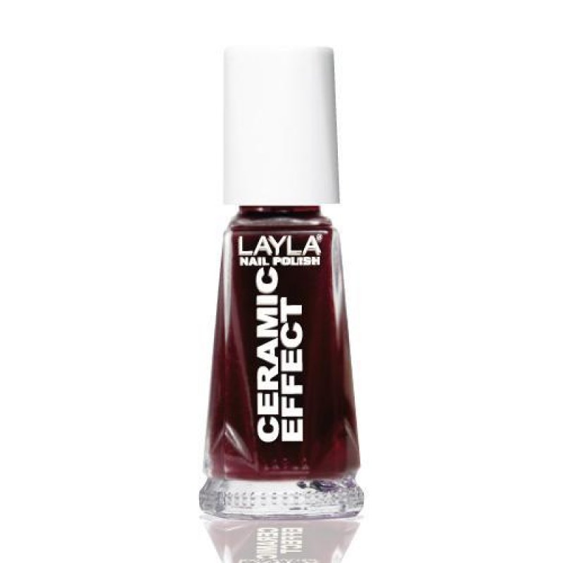 Layla Cosmetics Smalto Layla Ceramic Effect vernis à ongles 10 ml Rouge Gloss