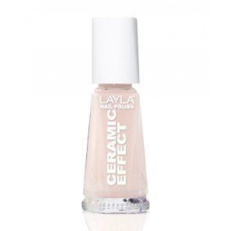 Smalto Layla Ceramic Effect Nail Polish Pink Bubbles N.47
