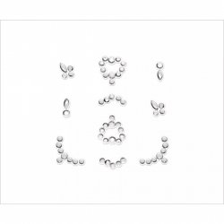 Essence 3D NAIL JEWELS nail stickers 10 pc(s) Silver