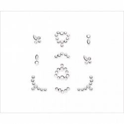 Essence 3D NAIL JEWELS Sticker pour ongles 10 pièce(s) Argent