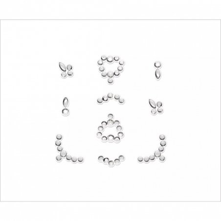 Essence 3D NAIL JEWELS Sticker pour ongles 10 pièce(s) Argent