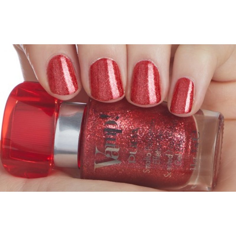 Pupa Vamp! Scented Gel Effect Nail Polish Sparkling Edition 206 Holiday Red