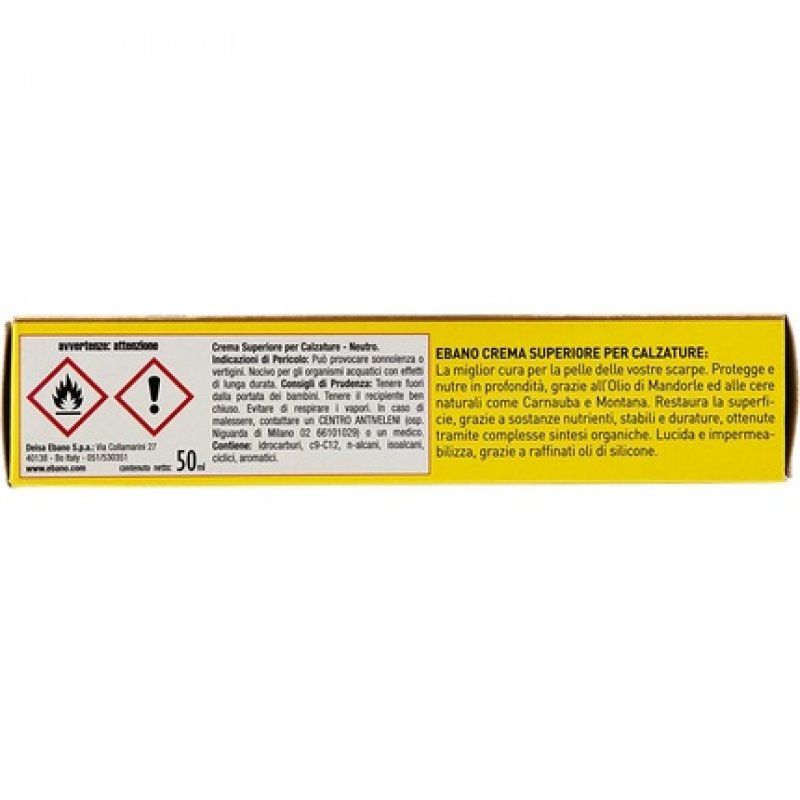 Calzanetto Lucido Tubetto Neutro Treatments and Shoe Polishes 50g