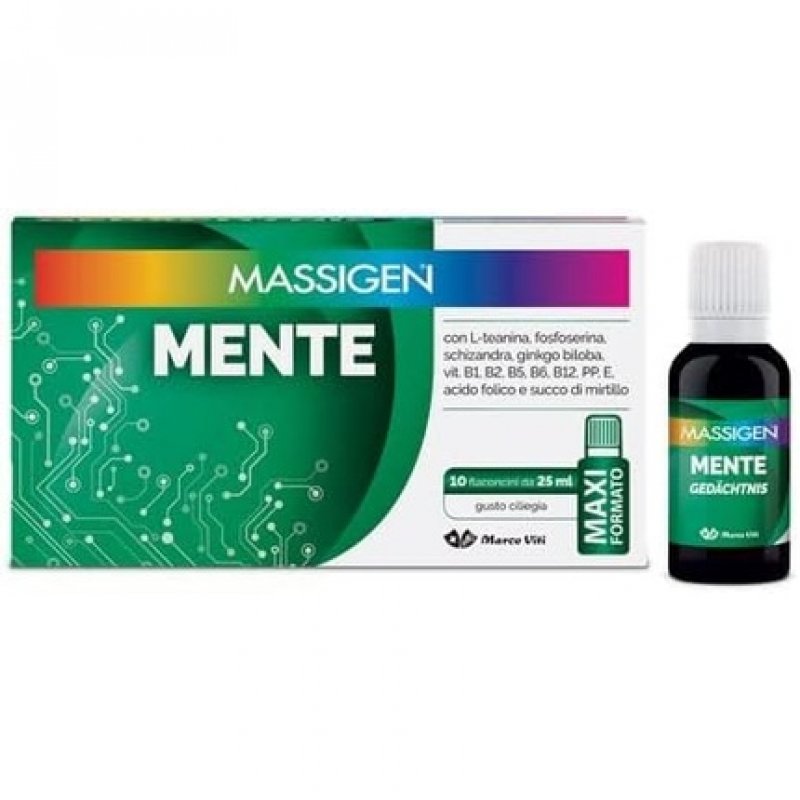 Massigen Mente Dietary Supplement 10 Bottles of 25ml