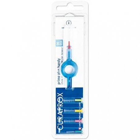 CURAPROX Interdental Brushes 5 Mix with Holder Sizes 0.6-1.1mm for Cleaning Interdental Spaces CPS Prime
