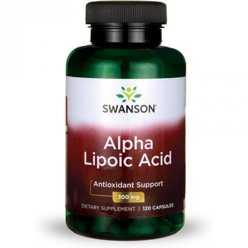 Swanson Alpha Lipoic Acid Antioxidant Protection Promotes Healthy Blood Sugar Supplement 300mg 120 Capsules