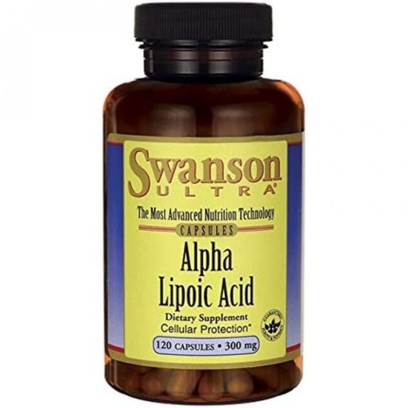Swanson Alpha Lipoic Acid Antioxidant Protection Promotes Healthy Blood Sugar Supplement 300mg 120 Capsules