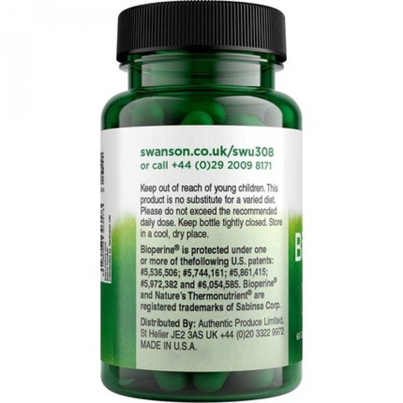 Swanson BioPerine 10mg 60 Capsules