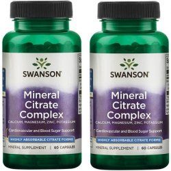 Swanson Multi-Mineral Citrate Complex 60 Capsules