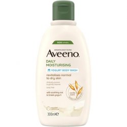 Aveeno Daily Moisturising Yogurt Body Wash Apricot and Honey Scented 300ml