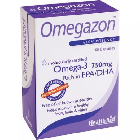 Omegazon 1250mg Fish Oil with EPA and DHA 60 Softgels
