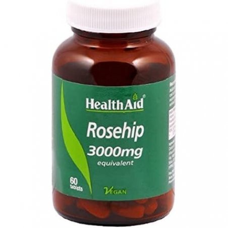 Rosehip Hagebutte 3000mg Equivalent Vegan Tablets 60 Count