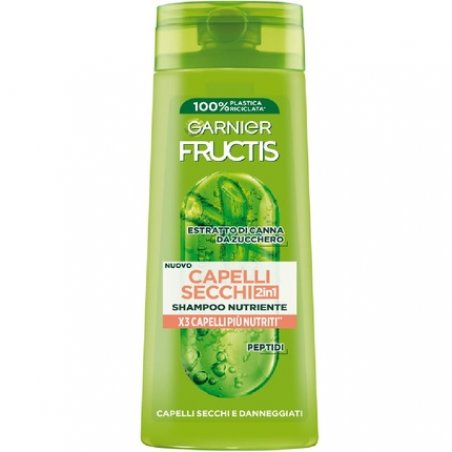 Garnier Fructis 2-in-1 Nourishing Shampoo for Dry and Damaged Hair with Repairing Effect 250ml