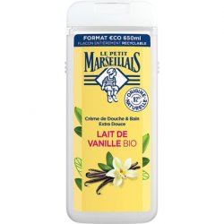 Le Petit Marseillais Extra Gentle Bath & Shower Cream Vanilla Milk Organic 650ml