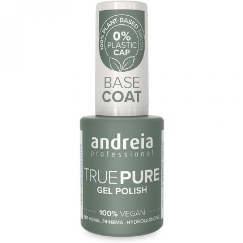 Andreia Professional Hema Free Gel Polish True Pure 21 Free and 100% Vegan for Sensitive Nails Base Coat 10.5ml