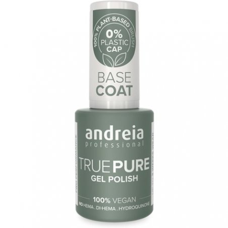 Andreia Professional Hema Free Gel Polish True Pure 21 Free and 100% Vegan for Sensitive Nails Base Coat 10.5ml