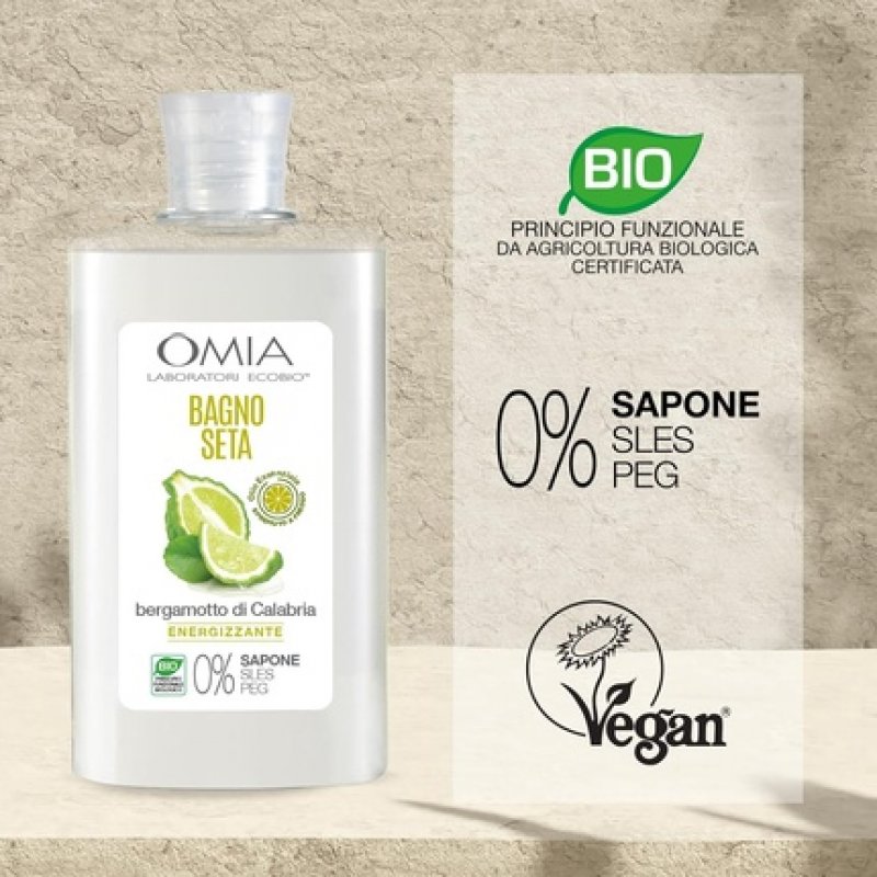 Omia Energizing Silk Bath with Calabrian Bergamot 400ml
