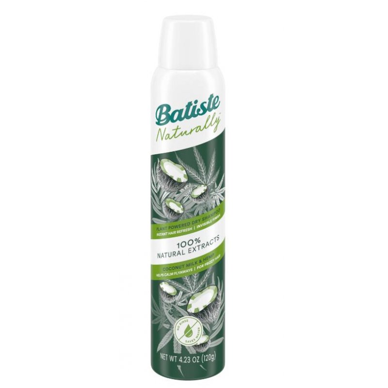 Batiste Calm Flyaways Coconut Milk & Hemp 200 ml Shampoing sec Naturel Femmes
