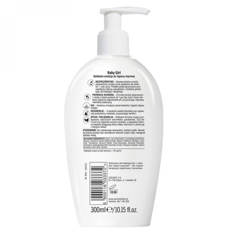 Aa Baby Gril 1 Creamy Emulsion For Intimate Hygiene 300 Ml